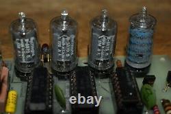 11 good used BURROUGHS NL nixie tubes B-5870-S B-5866-S great britain CLOCK DIY