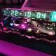 2022 New Vintage Iv-18 Vfd Refer Nixie Tube Clock Rgb Led Decor Clock With Remote
