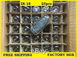 25 x NEW IN-18 NIXIE TUBES TESTED for clock DIY FACTORY BOX 25pcs