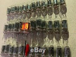 42 x Z573M NIXIE TUBES for DIY clock USED TESTED FREE SHIPPING IN-14 type