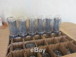 4x IN-18 IN18 THE BIGGEST USSR NIXIE TUBE for CLOCK as IN-14, Z568M, TESTED 100%