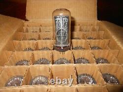 6 pcs IN-18 / -18 Nixie tubes for clock kit. NEW, tested, all perfect