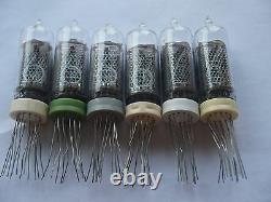 6 pcs or more IN-14 IN14 Nixie Tubes for clock NEW NOS Made in USSR 100% Tested