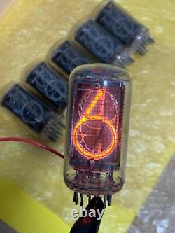 6 x ZM1042 TESLA NIXIE TUBES for clock USED 100% TESTED