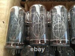 6x IN18 IN-18 -18 NIXIE TUBES NOS NEW TESTED MATCHED SET Meter Clock
