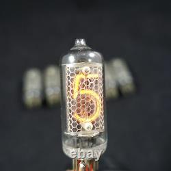 6x IN-8 nixie tubes USSR indicators for DIY clock NOS