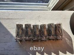 6x NOS IN-18 Nixie Tubes For Clock Tested Late Production, June 1989. USA Seller