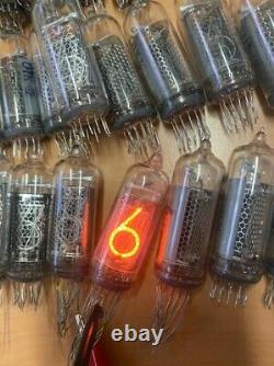 8pcs IN-14 Nixie Tubes Set for Clock Used Tested+ 2pcs FREE NE-2h