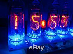 Assembled Big Nixie Tubes Desk Clock and Calendar Vintage IN-14 x 6 Russian