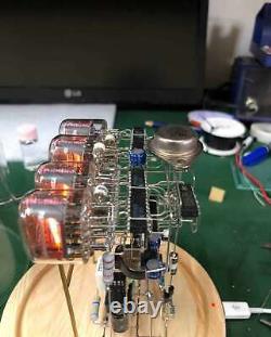 Assembled Nixie Tubes Clock and CalendarHandmade stereoscopic circuit