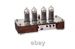 Assembly kit Clock gas-discharge lamps with Nixie Tubes IN-14 Wooden Enclosure