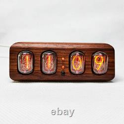 Bluetooth Clock IN12 Glow Tube Nixie Clock 4-Digit Alarm Clock with Touch Button