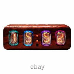 Bluetooth Clock IN12 Glow Tube Nixie Clock 4-Digit Alarm Clock with Touch Button