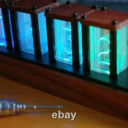 Brand New! Glow led Tube Digital Alarm Clock. Assembly Requires