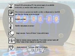 Case Nixie tube clock with IN-17 tubes style Remote Motion Sensor Temperature