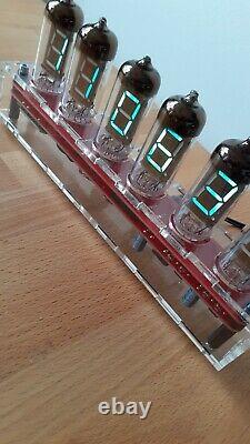 Chameleon VFD Clock IV11 tubes with Wi-Fi Sync Monjibox Nixie