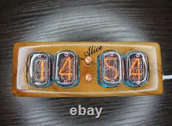 Clock IN-12 Nixie Tube Micro USB Electronic Handmade Alisa Light Display RGB