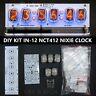 Diy Kit In-12 Nixie Tubes Clock On Acrylic Stand Temp F/c Tubes Optional