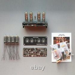 DIY KIT Nixie Clock IN-8-2 RGB Backlight Alarm All parts with New Tubes