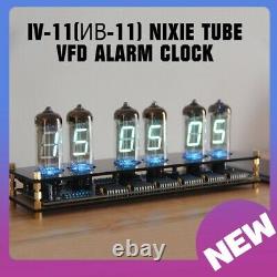 DIY Vintage Retro Desk 6× IV-11(? -11) Nixie Tube VFD Clock KIT Digital Display