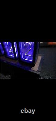 Electronic LED Luminous Retro Glows Analog Nixie Tube clock