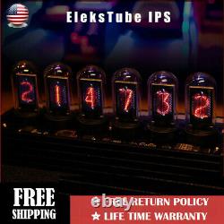 EleksTube IPS RGB Nixie Tube Clock Glow Clock Customized Dial Styles Decor US