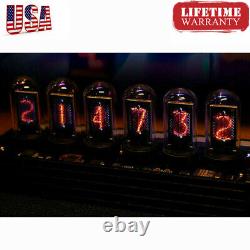 EleksTube IPS RGB Nixie Tube Clock Glow Customized Dial Styles Display Gifts US#