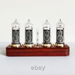 Former Soviet Union IN14 4-Digit Nixie Tube Clock Vintage withBluetooth Control