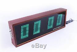 Große UHR Elektronika 7-06K Wanduhr Nixie Wall Clock VFD Tube a 7 USSR