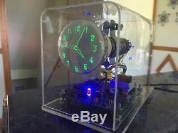 Homemade Mini Oscilloscope Clock DG7-32 3 CRT Cathode ray tube Scope Nixie
