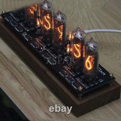 IN14 Glow Tube Clock Fluorescent Nixie Clock Display Time Date Temperature x-top
