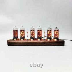 IN8-2 Glow Tube Clock Nixie Clock Electronic Alarm Support Bluetooth Control tzt