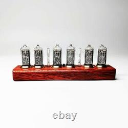 IN8-2 Glow Tube Clock Nixie Clock Electronic Alarm Support Bluetooth Control xr