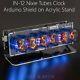 In-12 Arduino Shield Ncs312 Nixie Tubes Clock On Acrylic Stand With Options