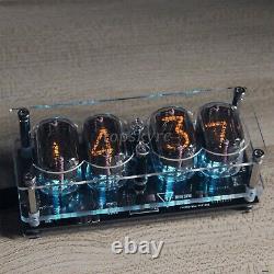IN-12 Glow Tube Clock Fluorescent Nixie Clock 225 Colors Display Time WithTubes ts