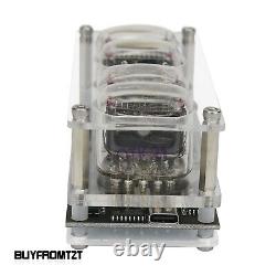 IN-12 Glow Tube Clock Fluorescent Nixie Clock 225 Colors Light Display with Tube