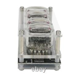 IN-12 Glow Tube Clock Fluorescent Nixie Clock 225 Colors Light Diwith Tubes os67