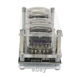 IN-12 Glow Tube Clock Fluorescent Nixie Clock 225 Colors Light For Time Date