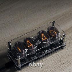 IN-12 Glow Tube Clock Fluorescent Nixie Clock Colors Light Display Time Date