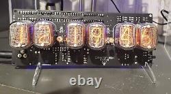 IN-12 Nixie Tube Clock with Date & Alarm New and Ready to Plug in