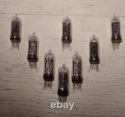 IN-14 6 pcs NIXIE TUBES for clock USSR Used IN14 Tested Working