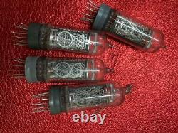 IN-14 NIXIE TUBES USSR unsoldered TESTED unused for NIXIE CLOCKS 10 PCS SET