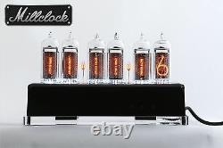 IN-14 NIXIE TUBE CLOCK ASSEMBLED ACRYLIC ENCLOSURE ADAPTER 6-tubes by MILLCLOCK