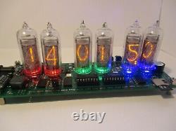 IN-14 Nixie Tube Clock with weather station KIT DIY With tube in-14