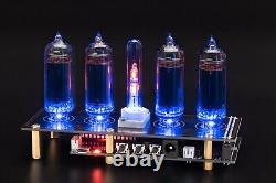 IN-14 Nixie Tubes Clock 4 Tubes with Column and Sockets SlotMachine Black Boards