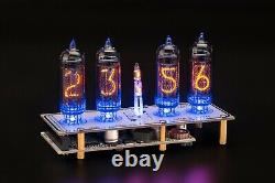 IN-14 Nixie Tubes Clock 4 Tubes with Column and Sockets SlotMachine White Boards