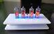 In-14 Nixie Tubes Clock With Rgb Backlight Alarm White Case