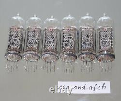IN-14 Nixie Tubes UNUSED TESTED 6 pcs SET FAST DELIVERY UPS 3-5 Days
