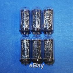 IN-18 6 pcs NIXIE TUBES for clock USSR NOS New IN18 Tested Working GIFT