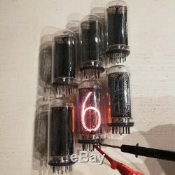 IN-18 6 pcs New NIXIE TUBES for clock USSR IN18 Tested Working NOS